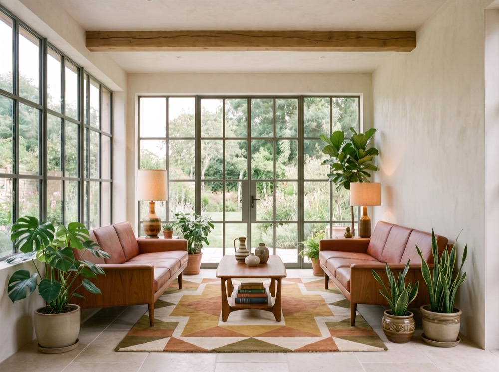 Sunroom in the Teak Lounge interior design style